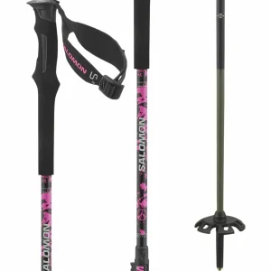 Salomon Shift Alpha BOA 130 Alpine Touring Ski Boots + QST Carbon S3 Ski Poles 2025