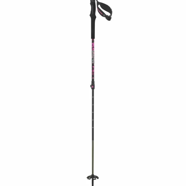 Salomon Shift Alpha BOA 130 Alpine Touring Ski Boots + QST Carbon S3 Ski Poles 2025