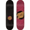 Santa Cruz Skateboards Scrawl Brick Dot 7 Ply Birch 8.25 Skateboard Deck