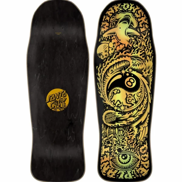 Santa Cruz Skateboards Winkowski Dope Planet Shaped 10.34 Skateboard Deck
