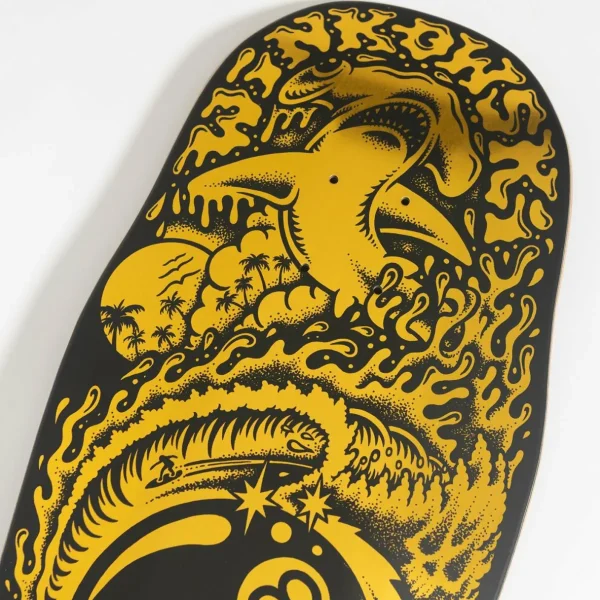 Santa Cruz Skateboards Winkowski Dope Planet Shaped 10.34 Skateboard Deck