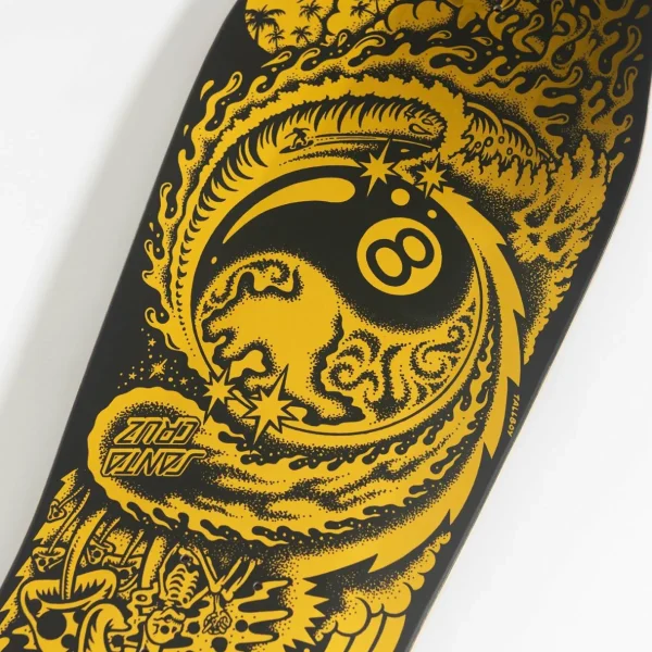 Santa Cruz Skateboards Winkowski Dope Planet Shaped 10.34 Skateboard Deck
