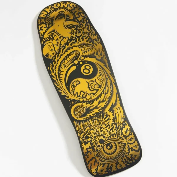 Santa Cruz Skateboards Winkowski Dope Planet Shaped 10.34 Skateboard Deck
