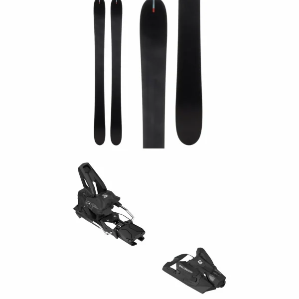 Season Pass Skis 2025 + Salomon Strive 14 GW Ski Bindings