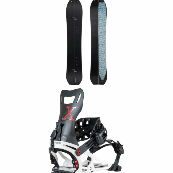 Season Pass Splitboard + Karakoram Ultra Ranger + Split Interface Splitboard Bindings 2025