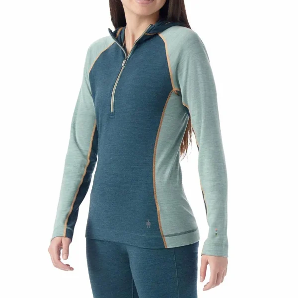 Women Smartwool Classic Thermal Merino Base Layer 1/2 Zip Hoodie - Women's