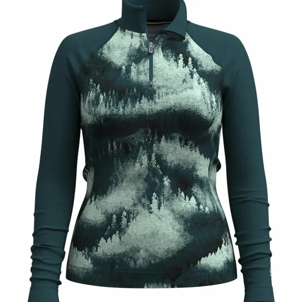 Women Smartwool Classic Thermal Merino Base Layer 1/4 Zip Top - Women's