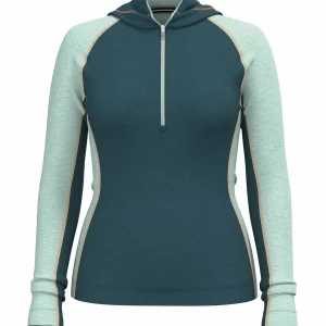 Women Smartwool Classic Thermal Merino Base Layer 1/2 Zip Hoodie - Women's