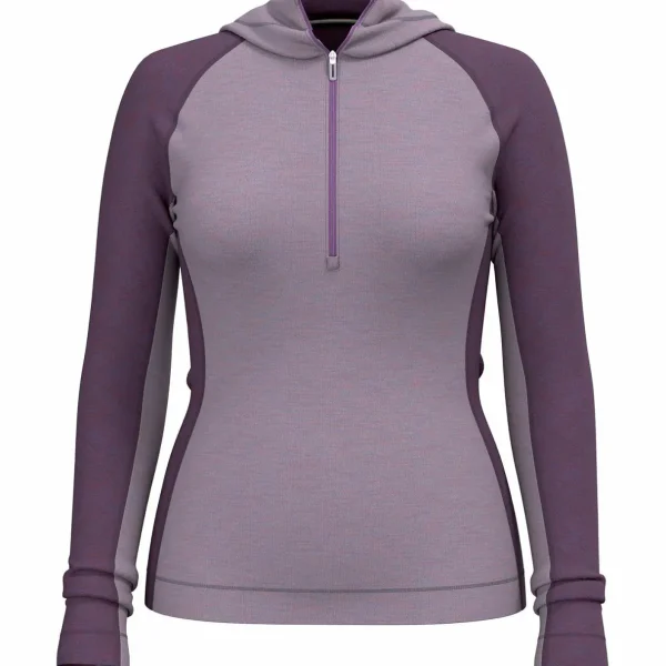 Women Smartwool Classic Thermal Merino Base Layer 1/2 Zip Hoodie - Women's