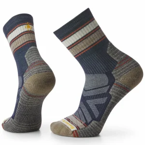 Smartwool Hike Light Cushion Striped Mid Crew Socks - Men's