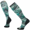 Smartwool Targeted Cushion Green Slopes Print OTC Socks