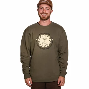 Women Spiral Wax Co. Nature Crew Sweatshirt - Unisex