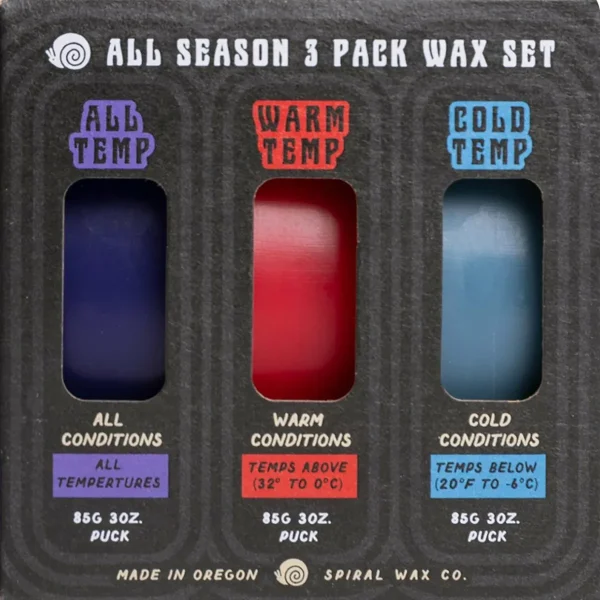 Spiral Wax Co. Wizard 3 Pack Warm/All/Cold Wax