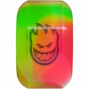 Spitfire 90a Neon Pink/Green Sapphire Skateboard Wheels
