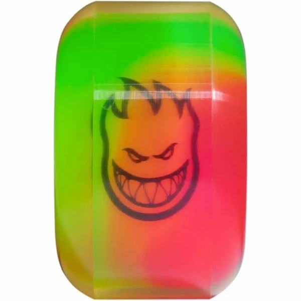 Spitfire 90a Neon Pink/Green Sapphire Skateboard Wheels