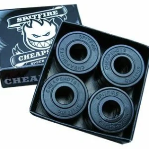 Spitfire Formula Four 99d Classics Skateboard Wheels + Cheapshots Bearings