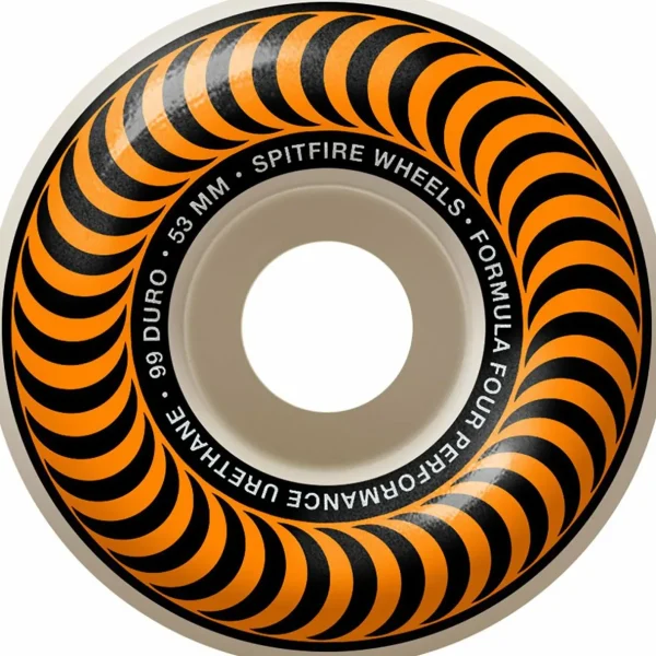 Spitfire Formula Four 99d Classics Skateboard Wheels + Cheapshots Bearings