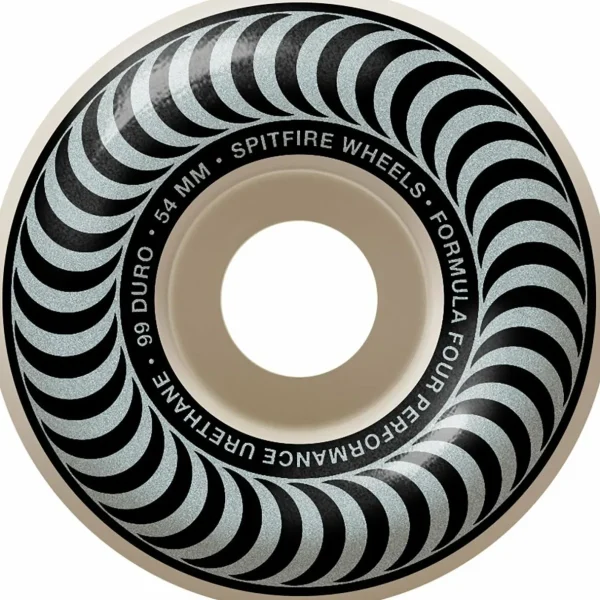 Spitfire Formula Four 99d Classics Skateboard Wheels + Cheapshots Bearings