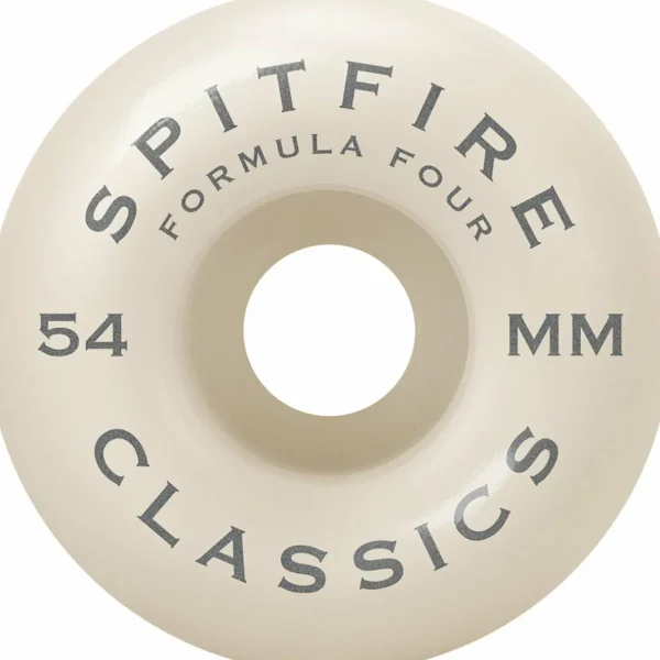 Spitfire Formula Four 99d Classics Skateboard Wheels + Cheapshots Bearings