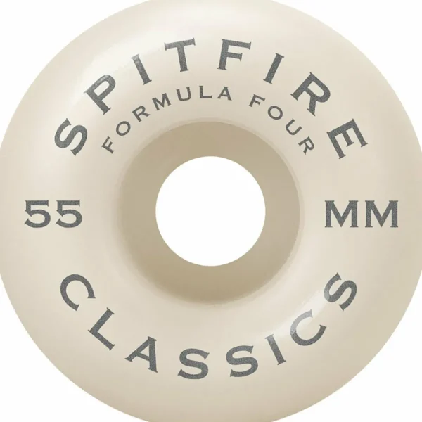 Spitfire Formula Four 99d Classics Skateboard Wheels + Cheapshots Bearings