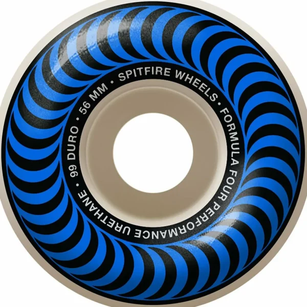 Spitfire Formula Four 99d Classics Skateboard Wheels + Cheapshots Bearings