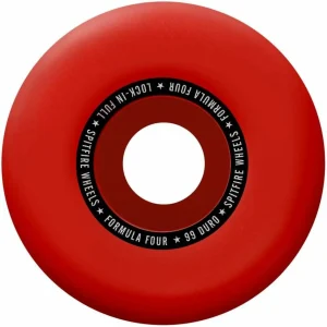 Spitfire Formula Four 99d Red Lock In Full Skateboard Wheels