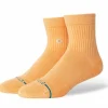 Women Stance Icon Washed Quarter Socks