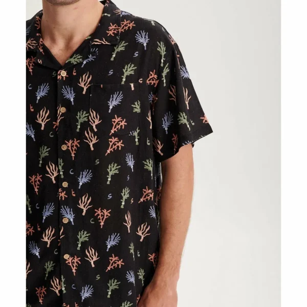 The Critical Slide Society Reefing Short-Sleeve Shirt - Men's