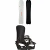 United Shapes Deep Reach Snowboard + Season Universal Snowboard Bindings 2025