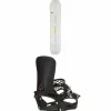 United Shapes Horizon Snowboard + Season Universal Snowboard Bindings 2025