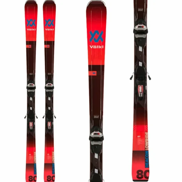 Völkl Deacon 80 Skis + Lowride XL 13 Bindings 2020 - Used