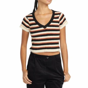 Women Volcom Cheeky Bird Short-Sleeve Sweater - Women's