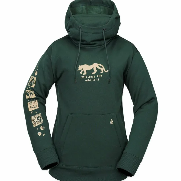 Women Volcom Riding Hydro Pullover Fleece - Women's