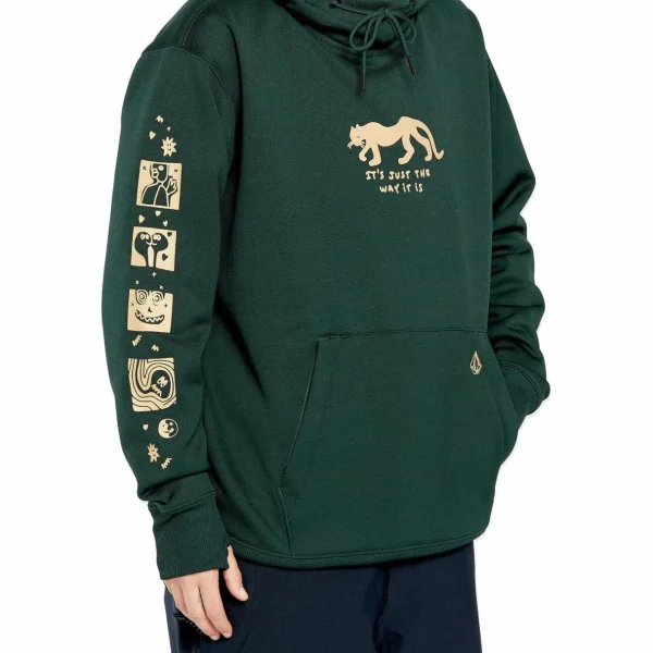 Women Volcom Riding Hydro Pullover Fleece - Women's
