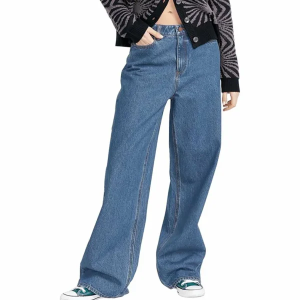 Women Volcom Stoned Boyfriend HiRise Jeans - Women's