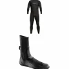 XCEL 4/3 Axis Back Zip Wetsuit + 3mm Axis Round Toe Wetsuit Boots