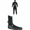 XCEL 5/4 Infiniti Hooded Wetsuit + 5mm Infiniti Split Toe Wetsuit Boots