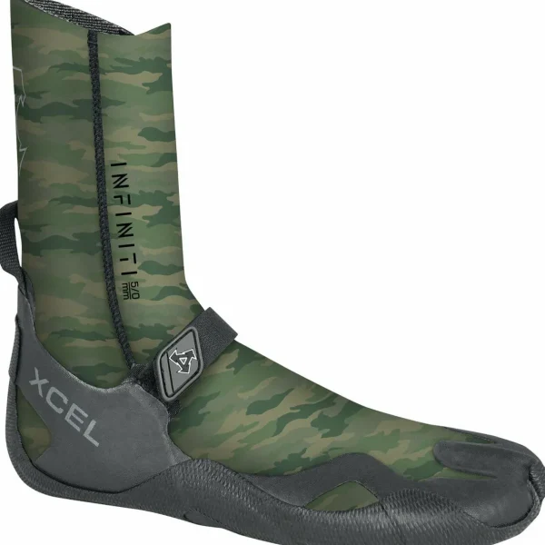 XCEL 5/4 Infiniti Hooded Wetsuit + 5mm Infiniti Round Toe Wetsuit Boots