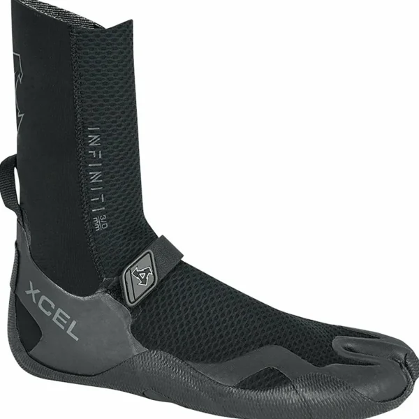 XCEL 2mm Comp X 5-Finger Wetsuit Gloves + 3mm Infiniti Split Toe Wetsuit Boots