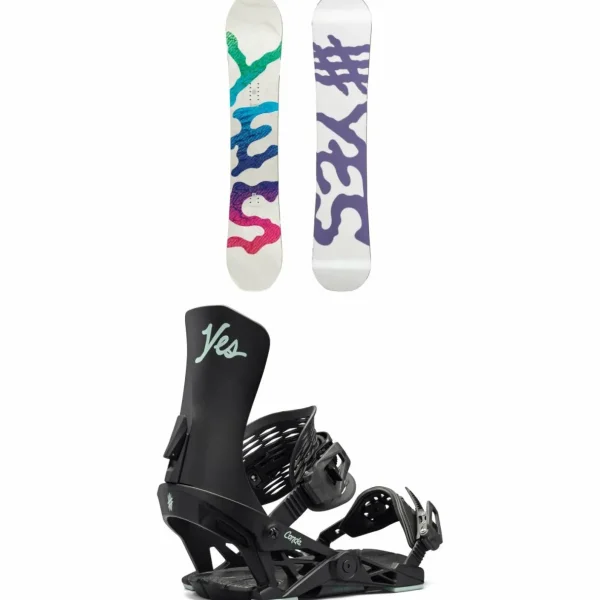 Yes. Basic Snowboard + Conda Snowboard Bindings - Women's 2025