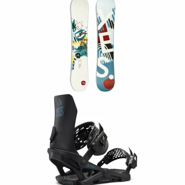 Yes. Hello Snowboard + Rebel Snowboard Bindings - Women's 2025